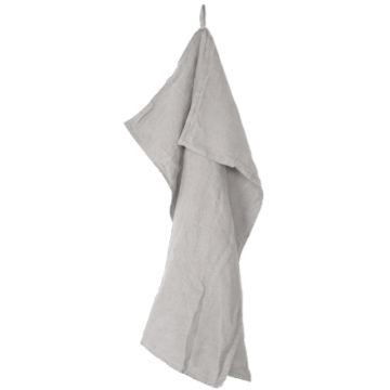 Tea Towel Washed Linen Basic Grey